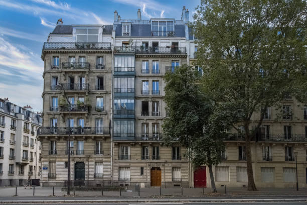 istock Paris, beautiful building in a luxury district 2076046586