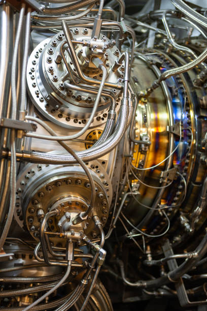 istock Gas turbine detail 2076048671