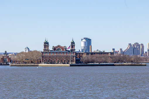 View of Governors Island from the water