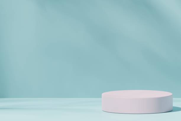 istock Scene with a podium for product presentation, 3d rendering 2076136439