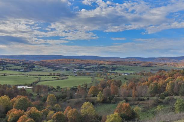 istock Beautiful Overview of West Virginia Mountains in Fall 2076147152