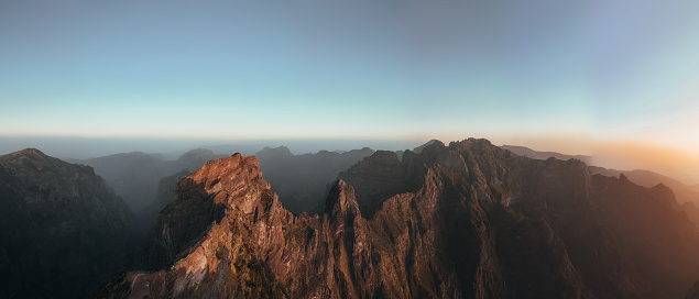 Pico do Arieiro is the third-highest peak on Madeira Island and is one of the most popular sunrise spots.