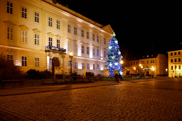 Teplice, Ústí nad Labem Region, Czech Republic: building of the Teplice Regional Museum, originally built in the 13th century as a Benedictine monastery, and later becoming the manor house of the castle. In the 18th century it attracted celebrities of the period, such as Charles Joseph de Ligne, Giacomo Casanova, Johann Wolfgang von Goethe, Frédéric Chopin and Franz Liszt.