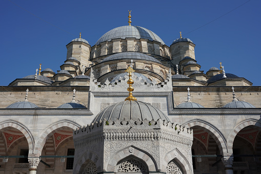 Eminonu New Mosque in Istanbul City, Turkiye