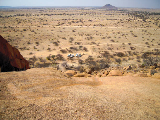 istock Off roads jeep on the desert 2076246136