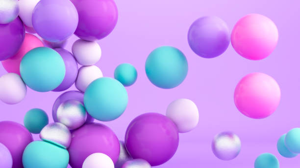 istock 3D Colorful Floating shapes background 2076258726