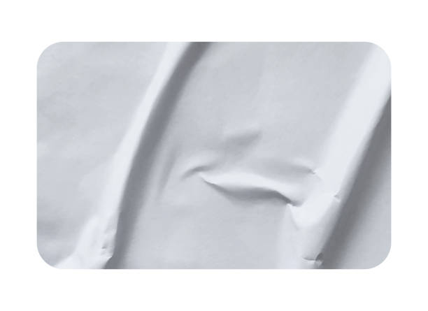 istock Blank white shaped paper sticker label isolated on white background 2076290624