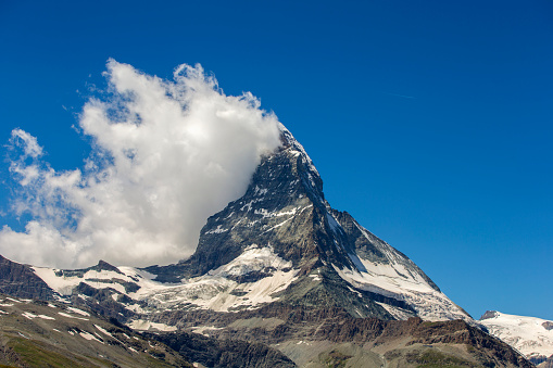 the amazing matterhorn mountain, swiss alps