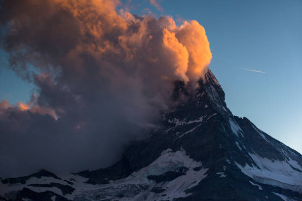 the amazing matterhorn mountain, swiss alps