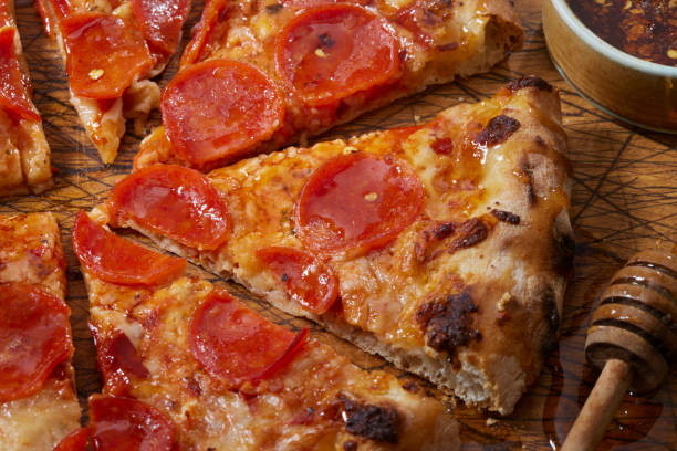 istock Trending Hot Honey Pepperoni Pizza 2076354714