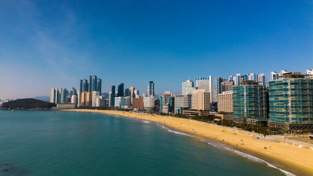 istock the beach and skyline of a beach on a sunny day 2076376672