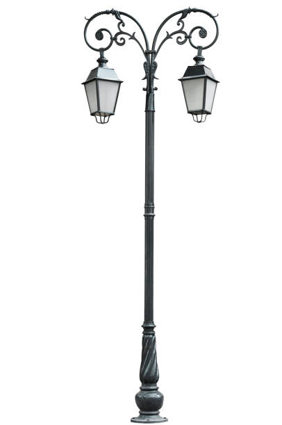 istock Street lamppost, isolated 2076431764