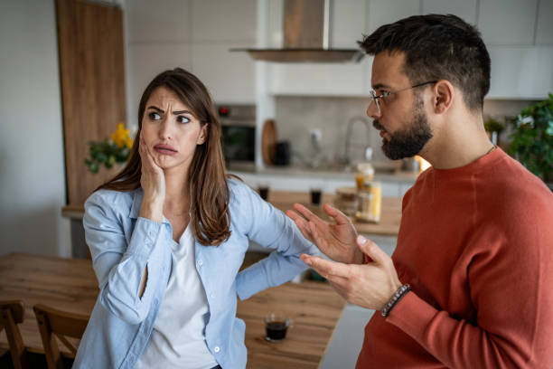 istock A couple fighting over social media messaging 2076484271