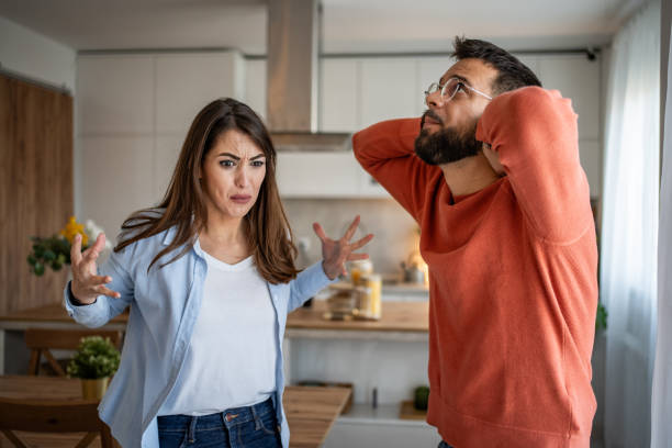 istock A couple fighting over social media messaging 2076484431