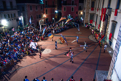 Acquasparta, Terni, Umbria, Italy: 17 June 2022\nThe Festival will be opened by the Grand Procession of the Contrade, with the presence of special guests, the Sangemini Flag-wavers, who will make the event unforgettable.