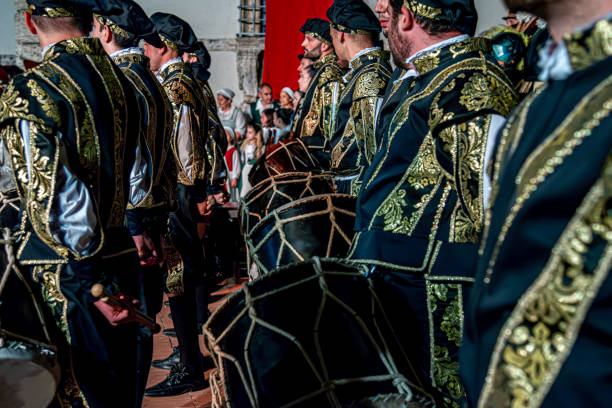 Ottana, province of Nuoro, Sardinia - Italy, 30 October 2022. Autumn in Barbagia 2022 \