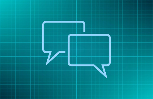 Speech bubbles icon. vector illustration