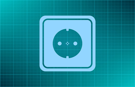 power socket vector icon