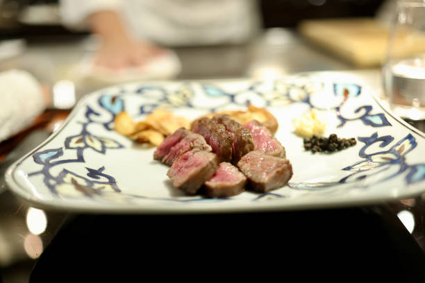 View of a gourmet Ticinese meal, at restaurant