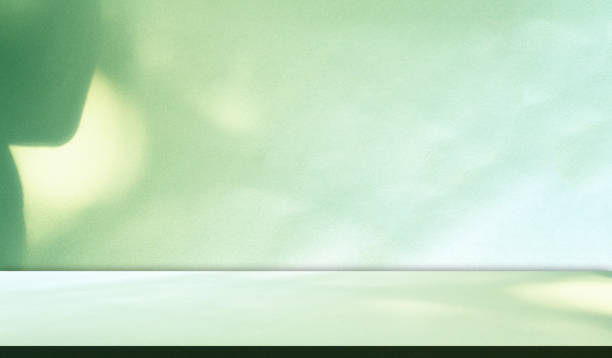 istock Green Bg Kitchen Background Floor Backdrop Empty Counter Podium Environment Shadow Leaves Plant Minimal Desk Studio Room Wall Pattern Abstract 3d Summer spring Table Space Marble Mockup Presentation. 2077180644