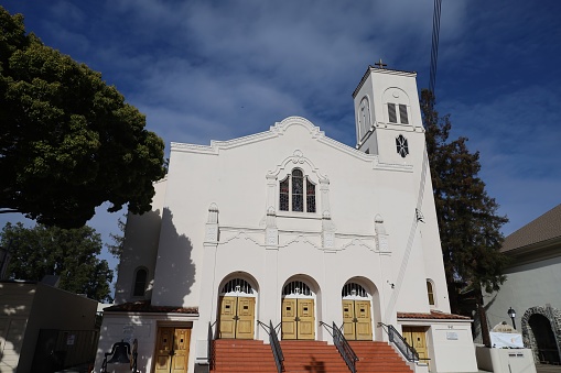 12-7-2023: Santa Clara, California: Mission Santa Clara de Asis, Church