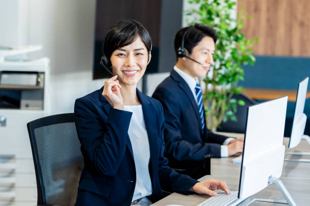 istock Businessman working at a call center 2077303725