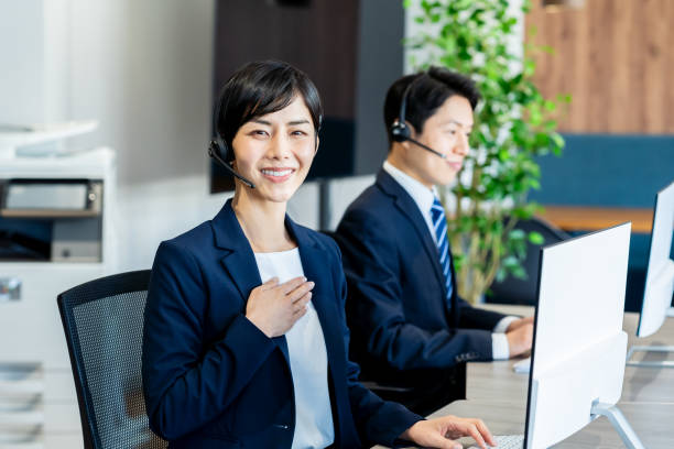 istock Businessman working at a call center 2077305316