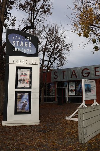 12-17-2023: San Jose, California: San Jose Downtown, San jose stage theater