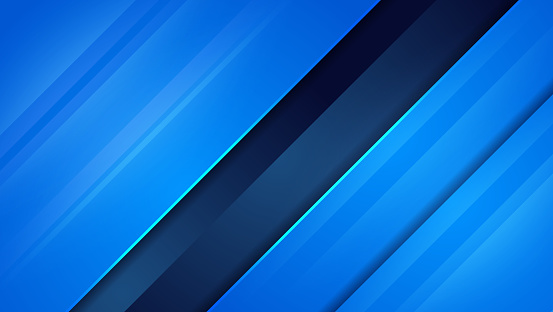 Modern dark navy blue gradient geometric triangle shape abstract background