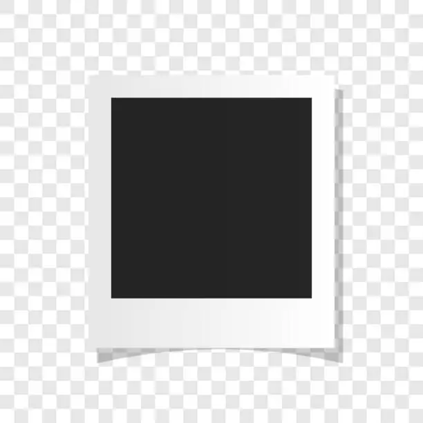 Vector illustration of Blank photo frame