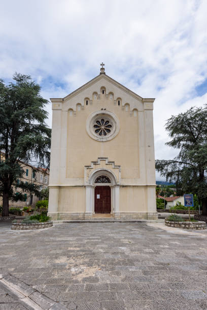 church of st joakim church in herceg novi, montenegro. - bible stand photos et images de collection