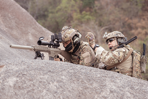 United States Army rangers during the military operation