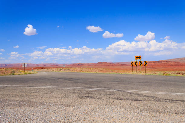 A desert street sign under clear blue sky in Arizona