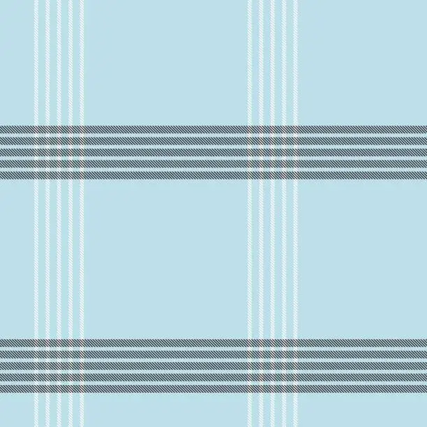 Vector illustration of Pastels Asymmetric Plaid textured Seamless Pattern Design