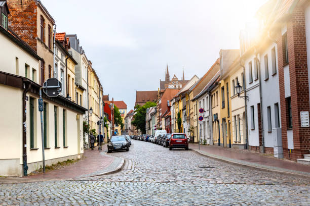 Street in Wismar, Germany