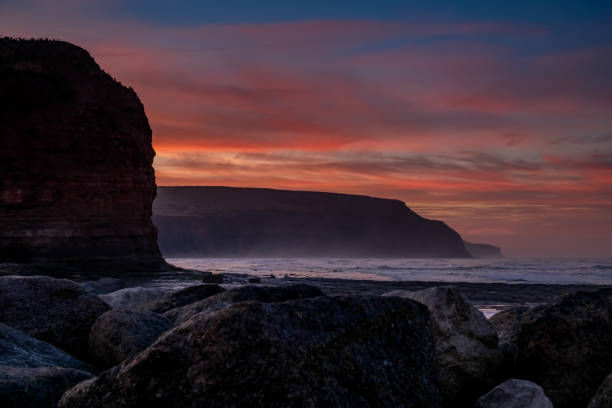 Amazing sunset and cloudscape over the sea.
