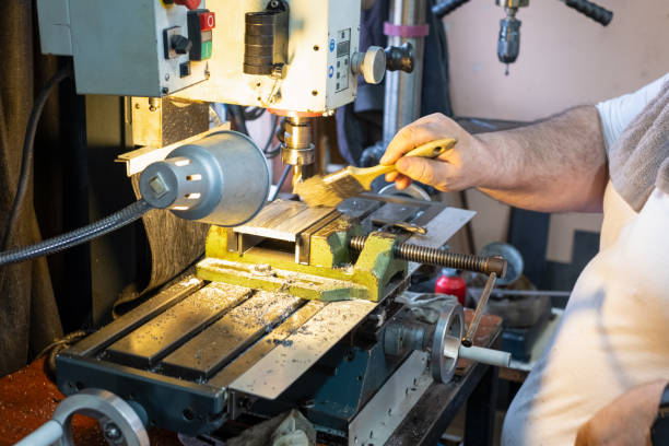 istock Turkish man working on his metal lathe machine 2077657377