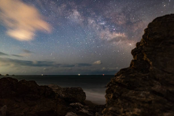 istock Watch the Milky Way at sea 2077758328