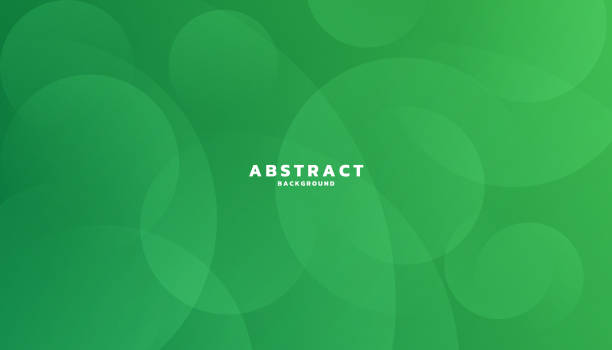 bildbanksillustrationer, clip art samt tecknat material och ikoner med green gradient background with circle elements - grön färg