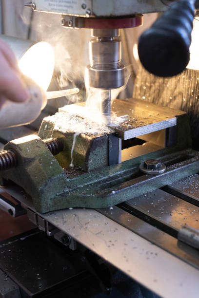 istock Turkish man working on his metal lathe machine 2077773398