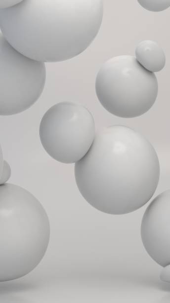 istock Colorful Floating Soft Balls Background 2077845158