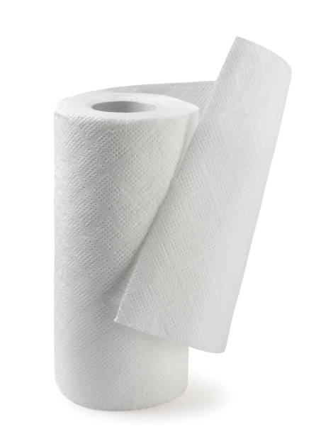 istock Paper towel close-up on a white background. 2078006948