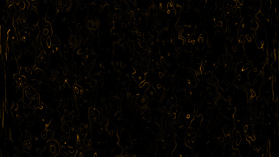 Abstract black background golden lines full screen gold colored
