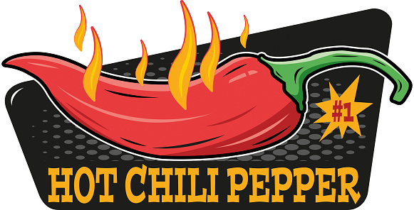 Easy editable 
chili pepper vector 
illustration... Elements was layered.