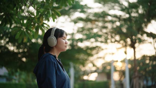 istock Breathing inhaling at nature. 2078091081