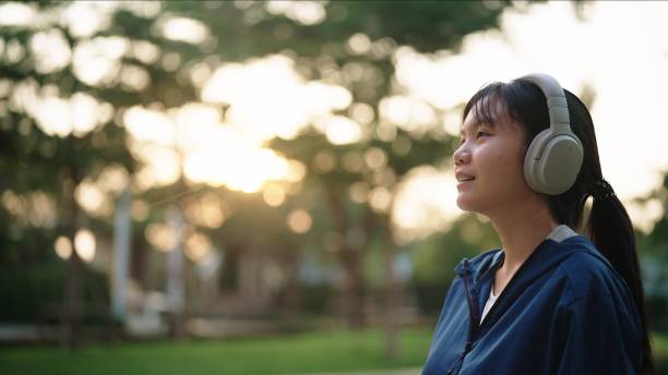 istock Breathing inhaling at nature. 2078091082