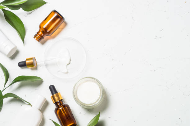 istock Cosmetic laboratory concept with natural cosmetic products. 2078115930