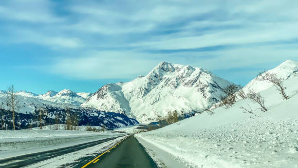 istock Winter Driving in the Alaska 2078156376