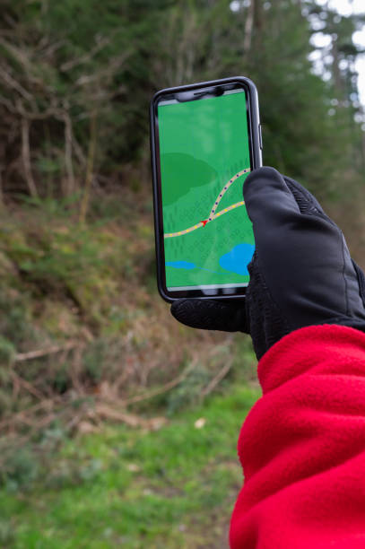 istock Rear view of a hand hold holding a mobile phone 2078174704