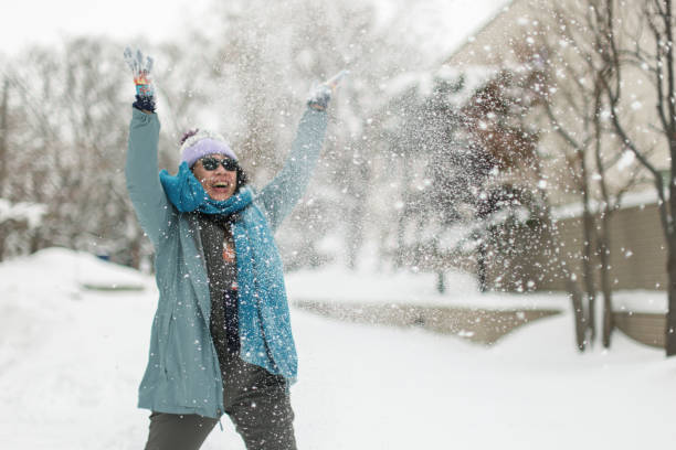 istock Happy Young Woman Enjoying Winter 2078179537